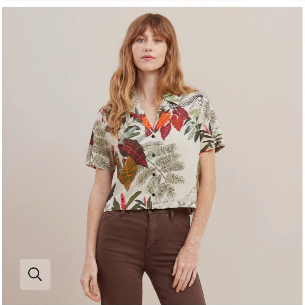 Roark Multicolor Tropical Button Down Shirt